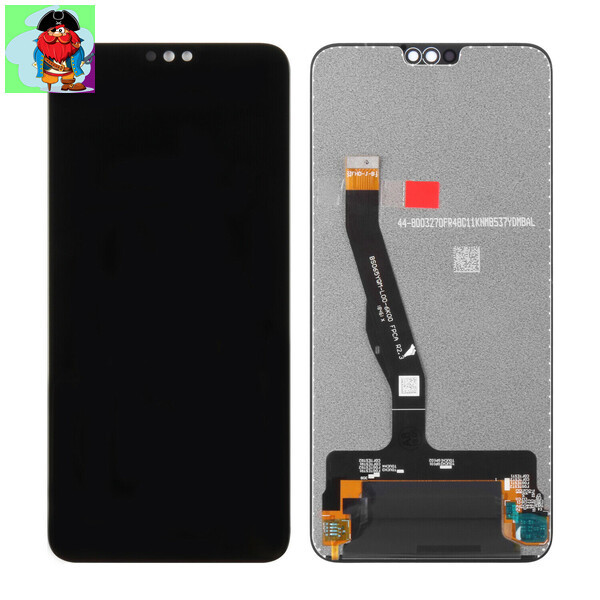 Экран для Huawei honor 9x lite с тачскрином, цвет: черный - фото 1 - id-p224550029