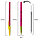 Ручка шариковая BRAUBERG "Color", СИНЯЯ, корпус ассорти, узел 1 мм, линия письма 0,5 мм, 141507, фото 2