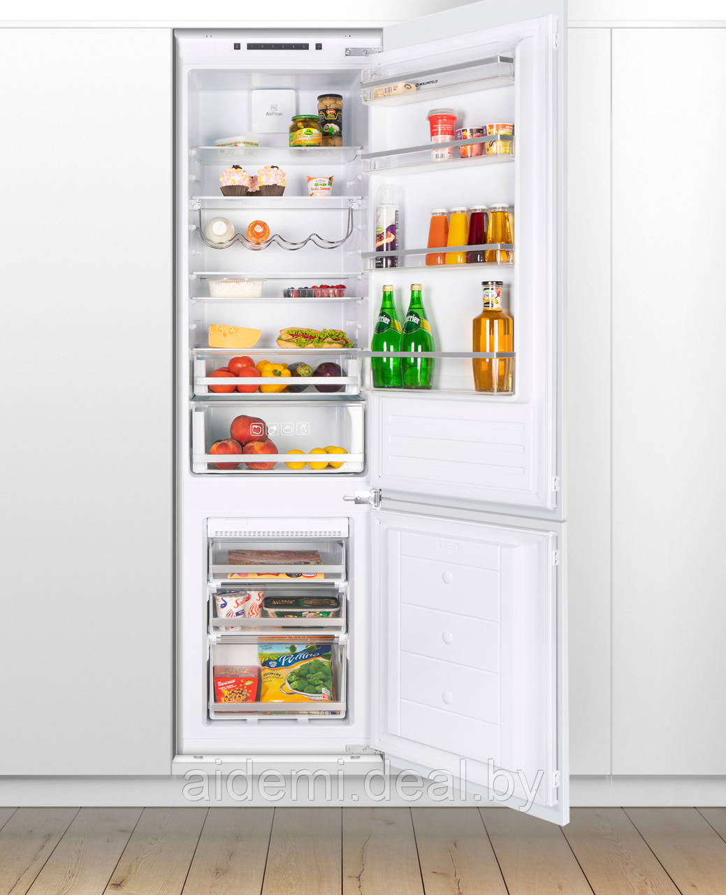 Холодильник встраиваемый MAUNFELD MBF193SLFW - фото 8 - id-p224548442