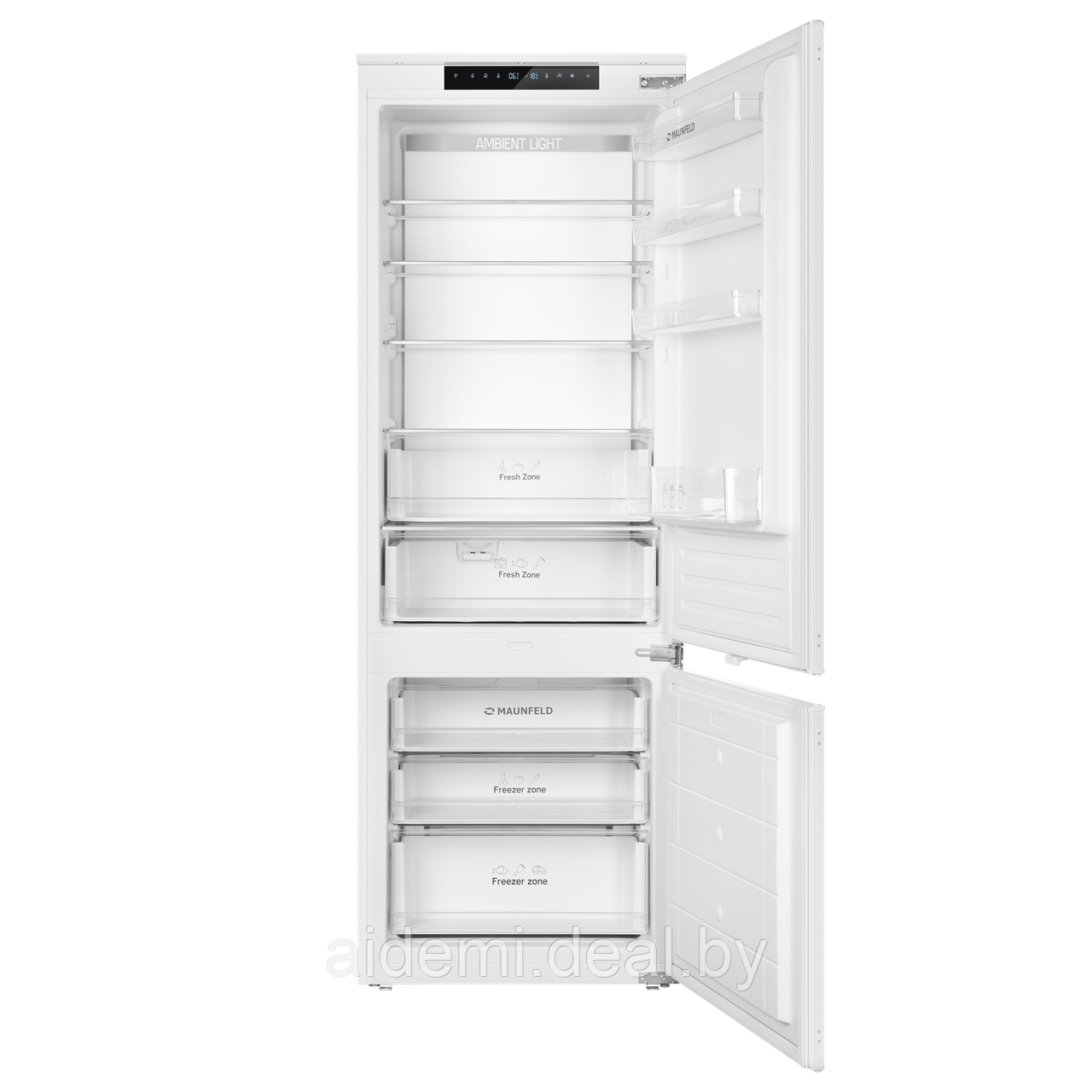Холодильник-морозильник встраиваемый MAUNFELD MBF193NFW1 - фото 3 - id-p224548444