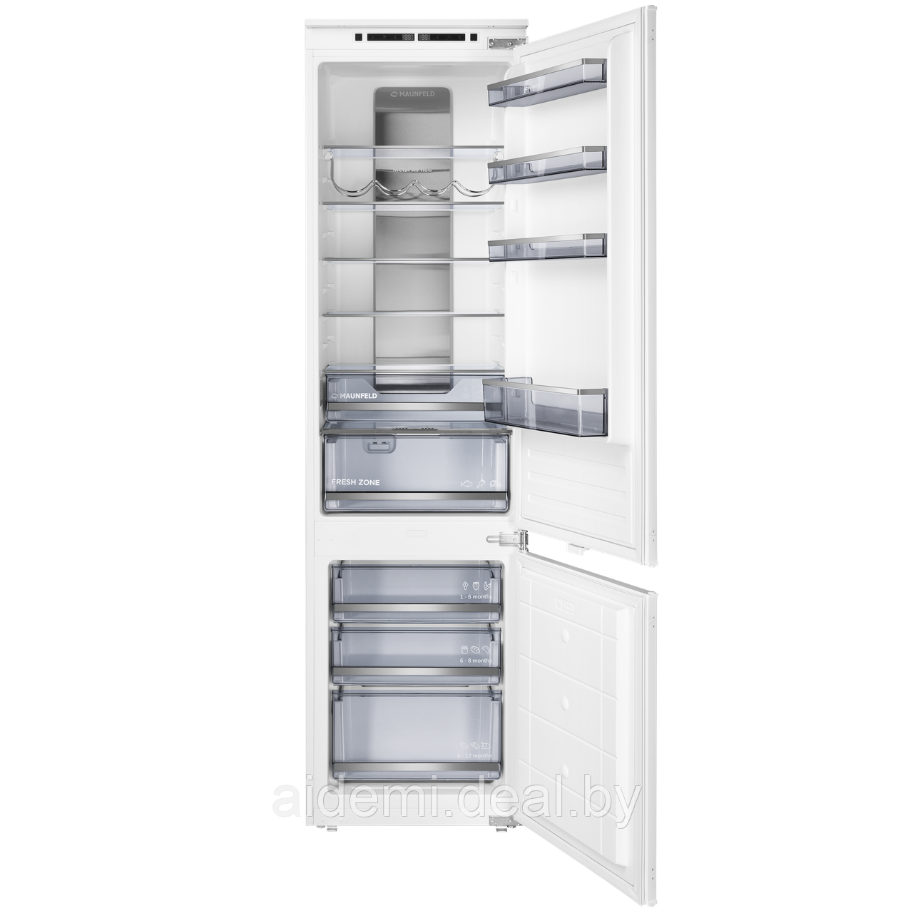 Холодильник-морозильник встраиваемый MAUNFELD MBF193NFWGR - фото 2 - id-p224548445
