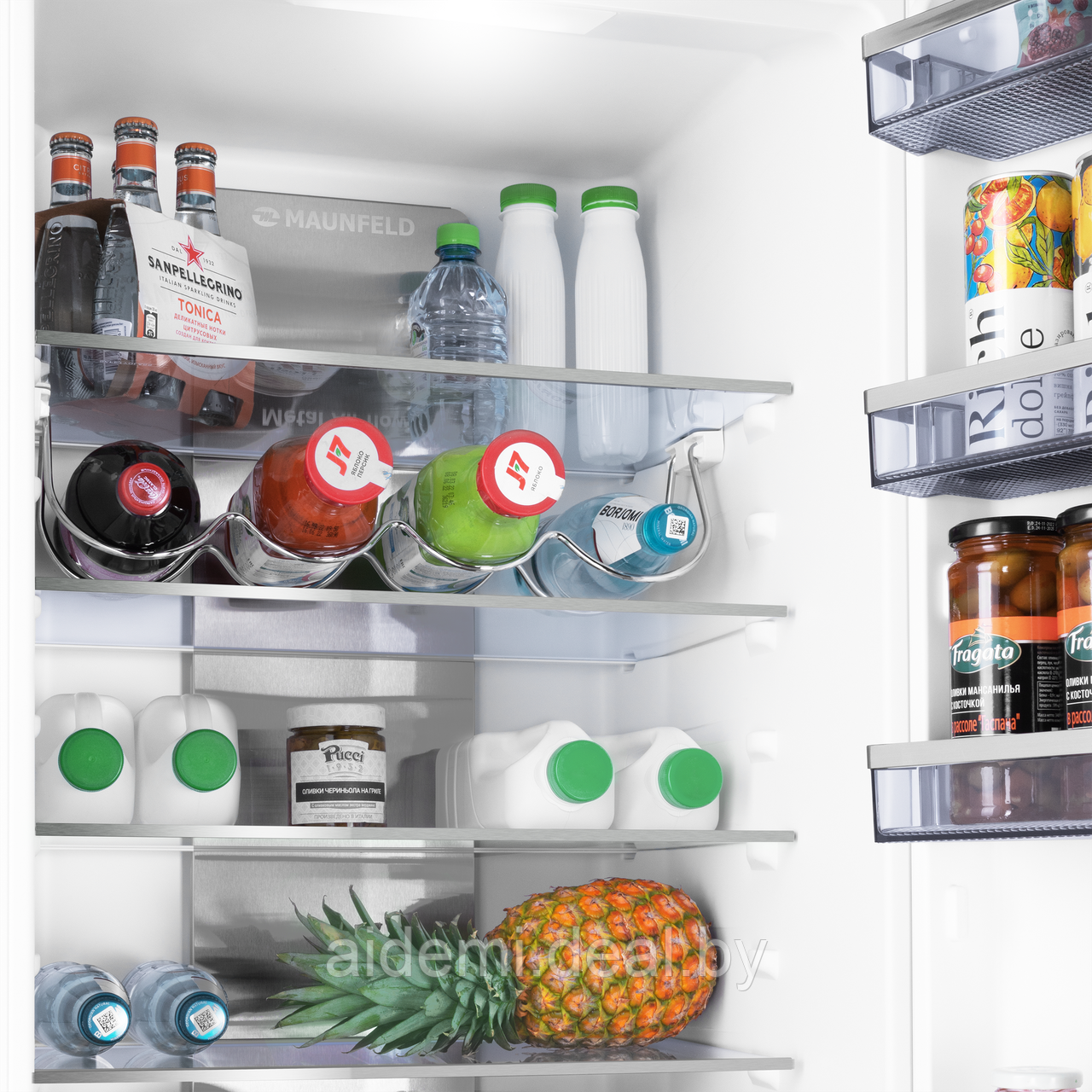 Холодильник-морозильник встраиваемый MAUNFELD MBF193NFWGR - фото 7 - id-p224548445