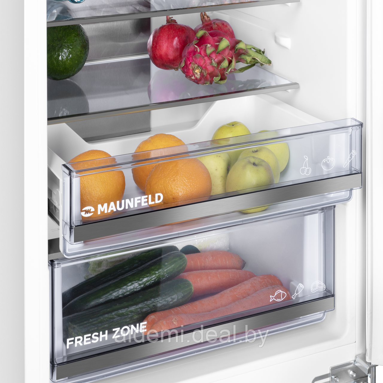 Холодильник-морозильник встраиваемый MAUNFELD MBF193NFWGR - фото 9 - id-p224548445