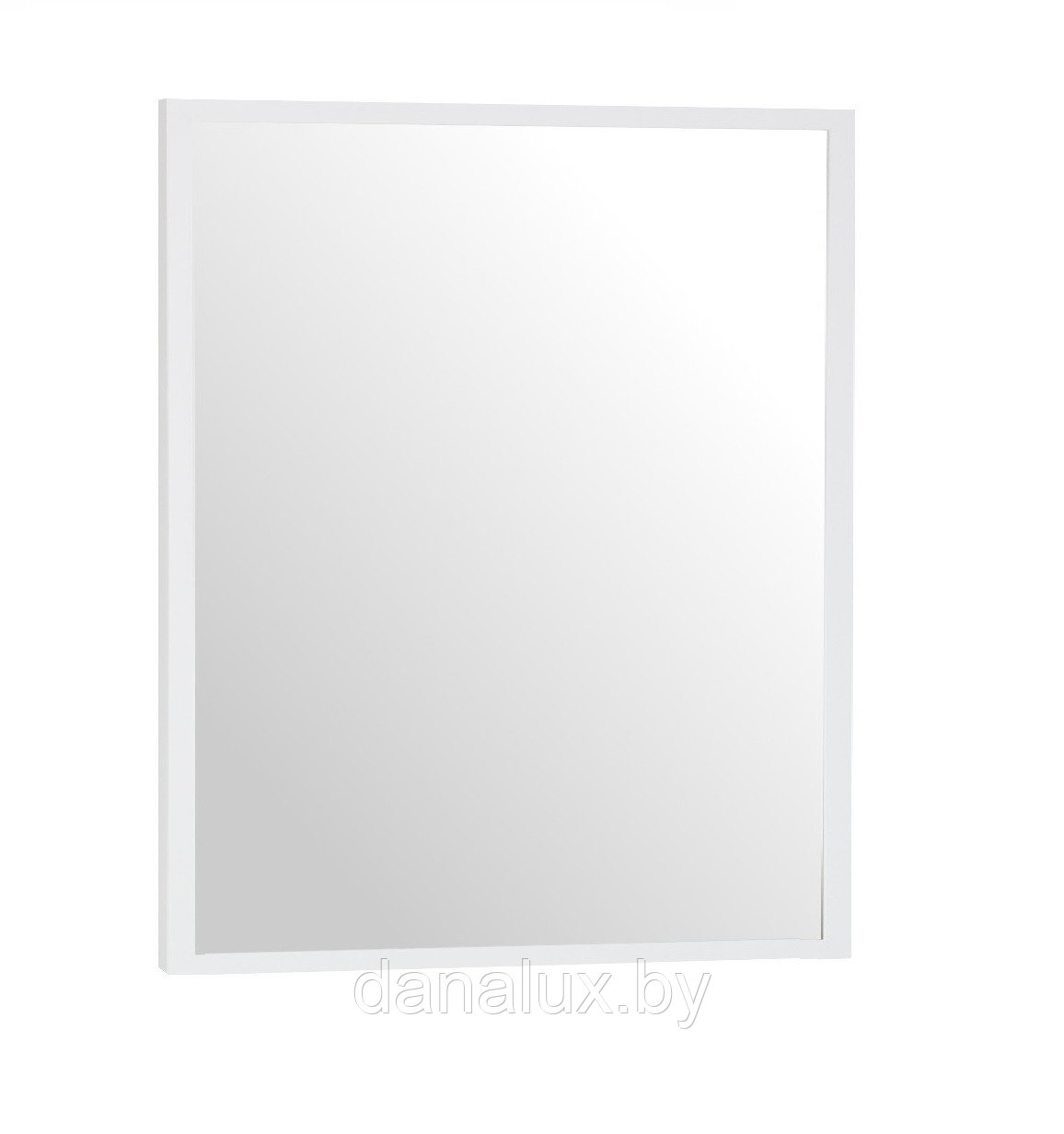 Зеркало Дана Лидер 70х80 белое - фото 1 - id-p224550451