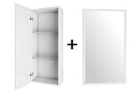 Зеркало Дана Лидер 90 со шкафчиком 30 (левый)