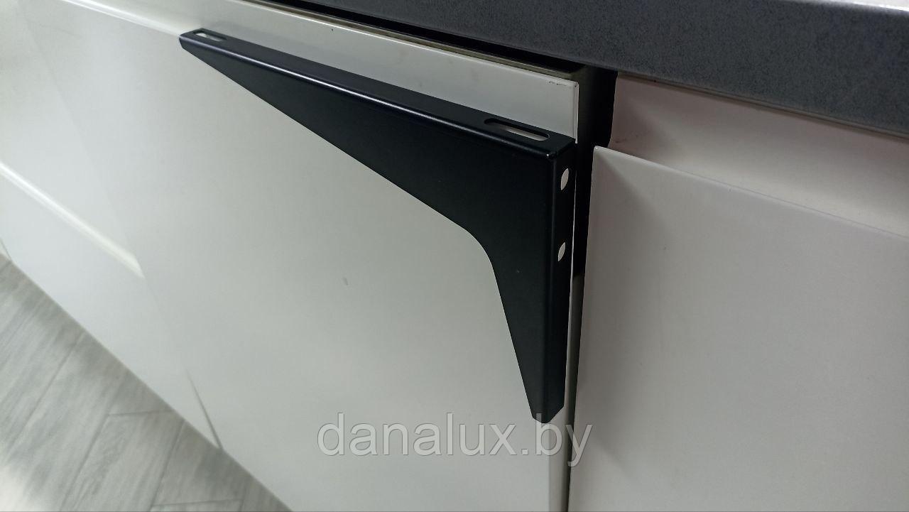 Кронштейн черный Dana М-30 правый для умывальника или столешницы - фото 1 - id-p224550541