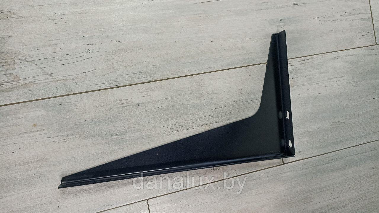 Кронштейн черный Dana М-30 правый для умывальника или столешницы - фото 2 - id-p224550541