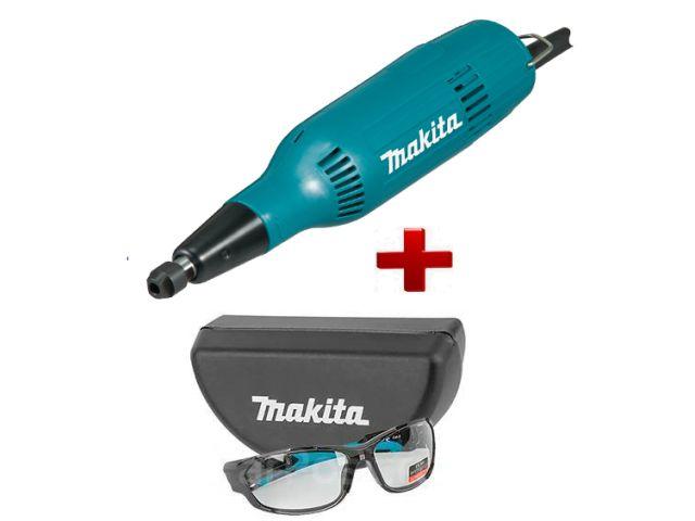 Прямая шлифмашина MAKITA GD 0603 в кор. + АКЦИЯ Защитные очки (240 Вт, цанга 6 мм, 28000 об/мин,)