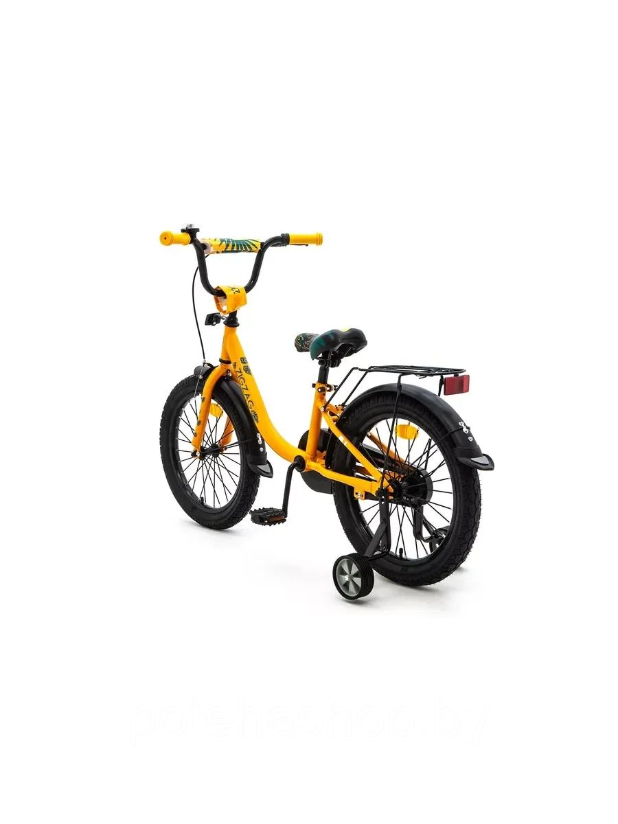 Велосипед с приставными колесами, колеса 18" ZIGZAG ZOO оранжевый, ZG-1881 - фото 6 - id-p224530793