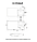 Умывальник-столешница Дана Люкс 110 белый мрамор правый, фото 3