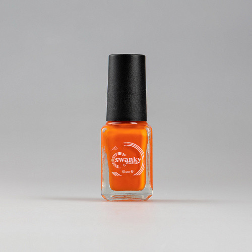 Swanky Stamping, Лак для стемпинга S51 - vermillion orange (6 мл) - фото 1 - id-p224547702
