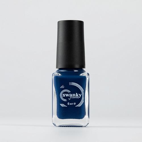 Swanky Stamping, Лак для стемпинга S83 - Синий опал (6 мл)
