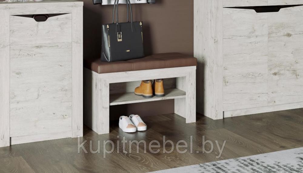 Мебель для прихожей, модульная прихожая «Соренто» композиция #1 Дуб бонифаций - фото 4 - id-p224551463