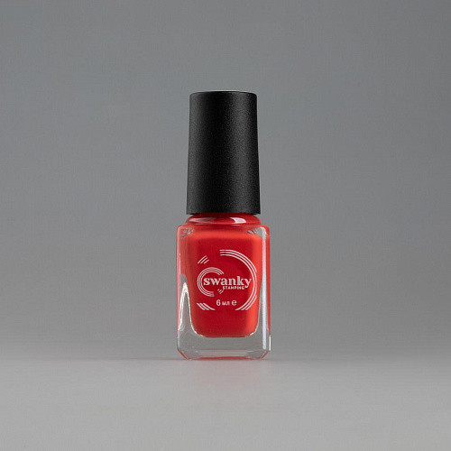 Swanky Stamping, Лак для стемпинга S67 - Красная охра (6 мл)