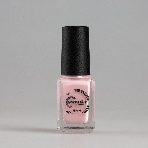 Swanky Stamping, Лак для стемпинга S61 - Сливочно-розовый (6 мл)