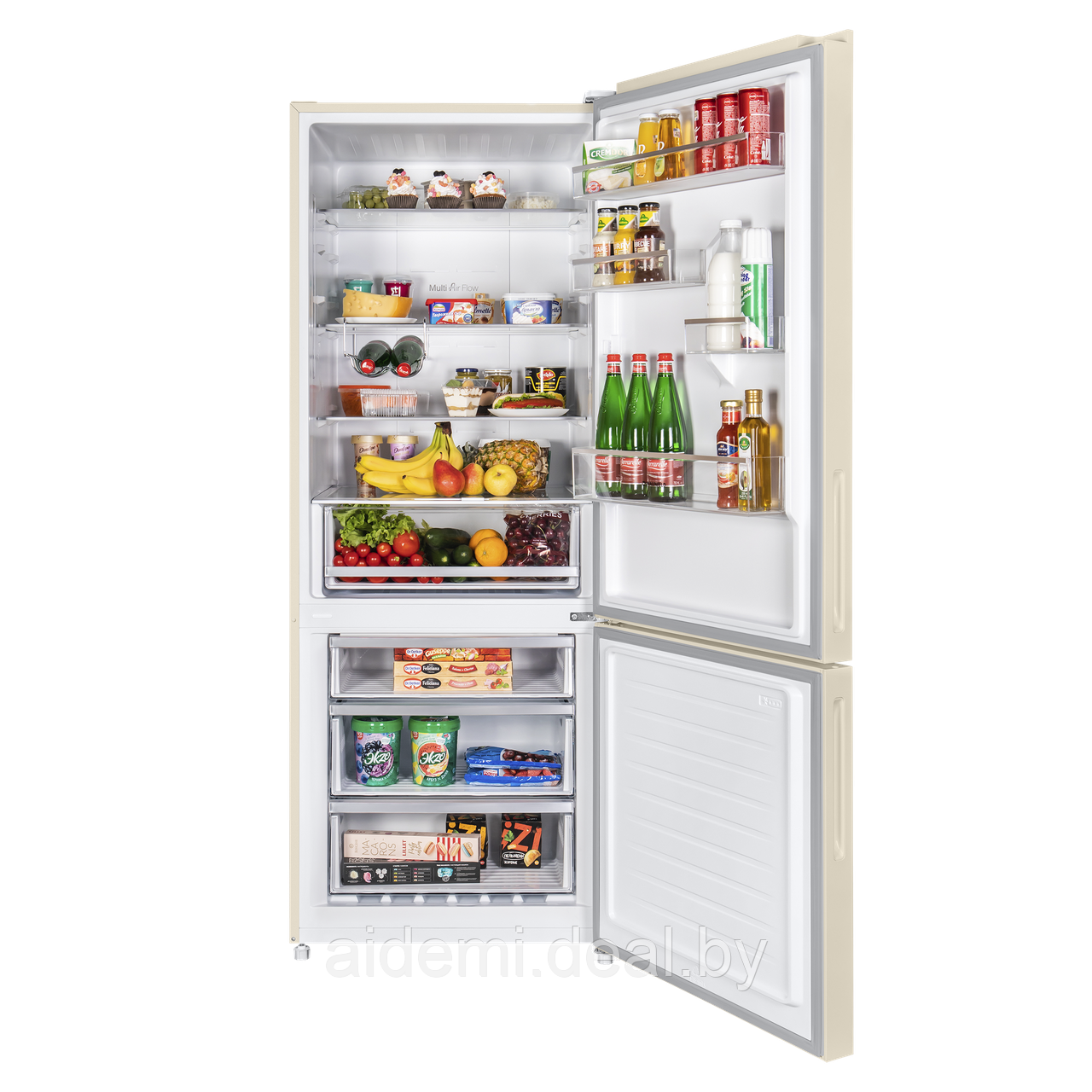Холодильник с инвертором MAUNFELD MFF1857NFBG - фото 2 - id-p224548746