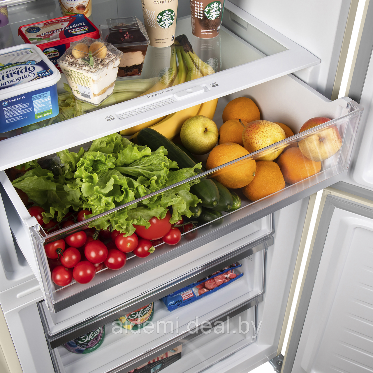 Холодильник с инвертором MAUNFELD MFF1857NFBG - фото 9 - id-p224548746