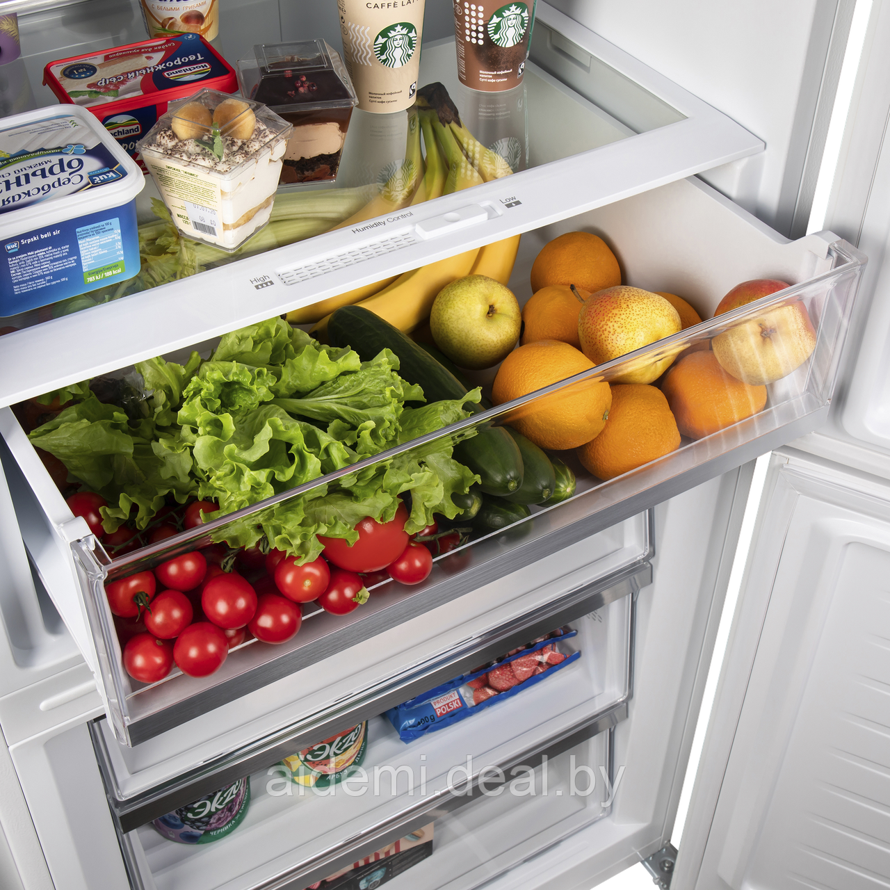 Холодильник с инвертором MAUNFELD MFF1857NFW - фото 9 - id-p224548747