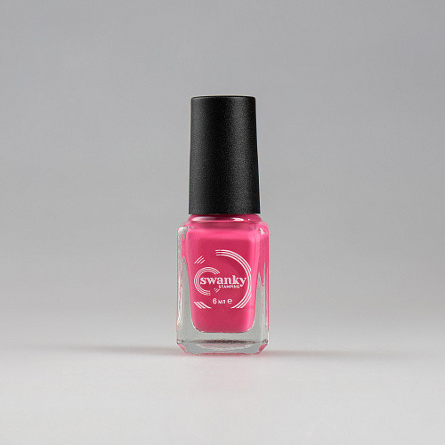 Swanky Stamping, Лак для стемпинга S47 - hot pink (6 мл)