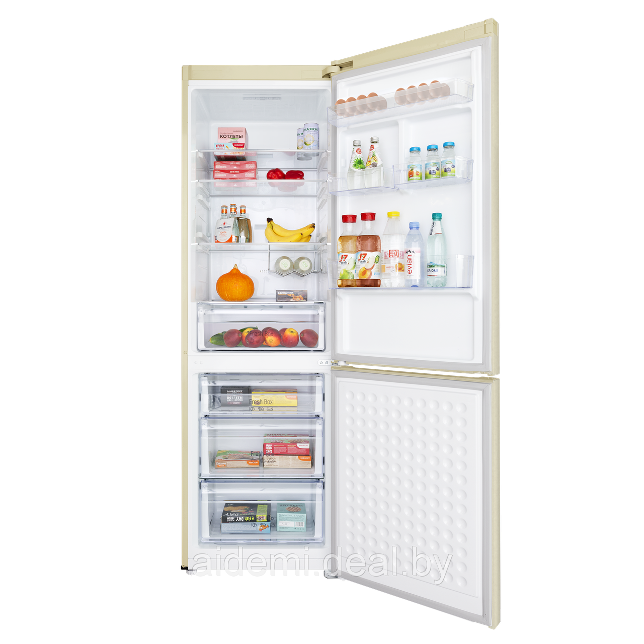 Холодильник-морозильник MAUNFELD MFF195NFBG10 - фото 2 - id-p224548756