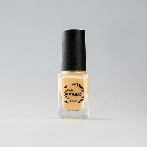 Swanky Stamping, Лак для стемпинга S46 - Топленное молоко (6 мл)