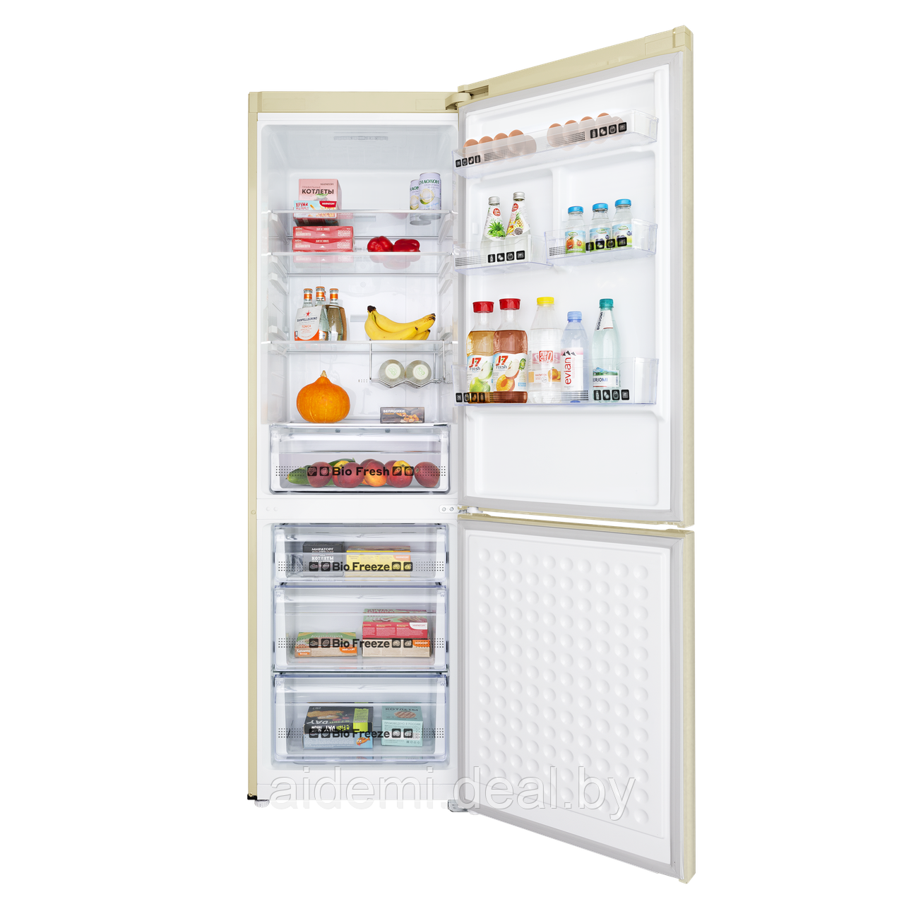 Холодильник-морозильник с инвертором MAUNFELD MFF195NFIBG10 - фото 2 - id-p224548766