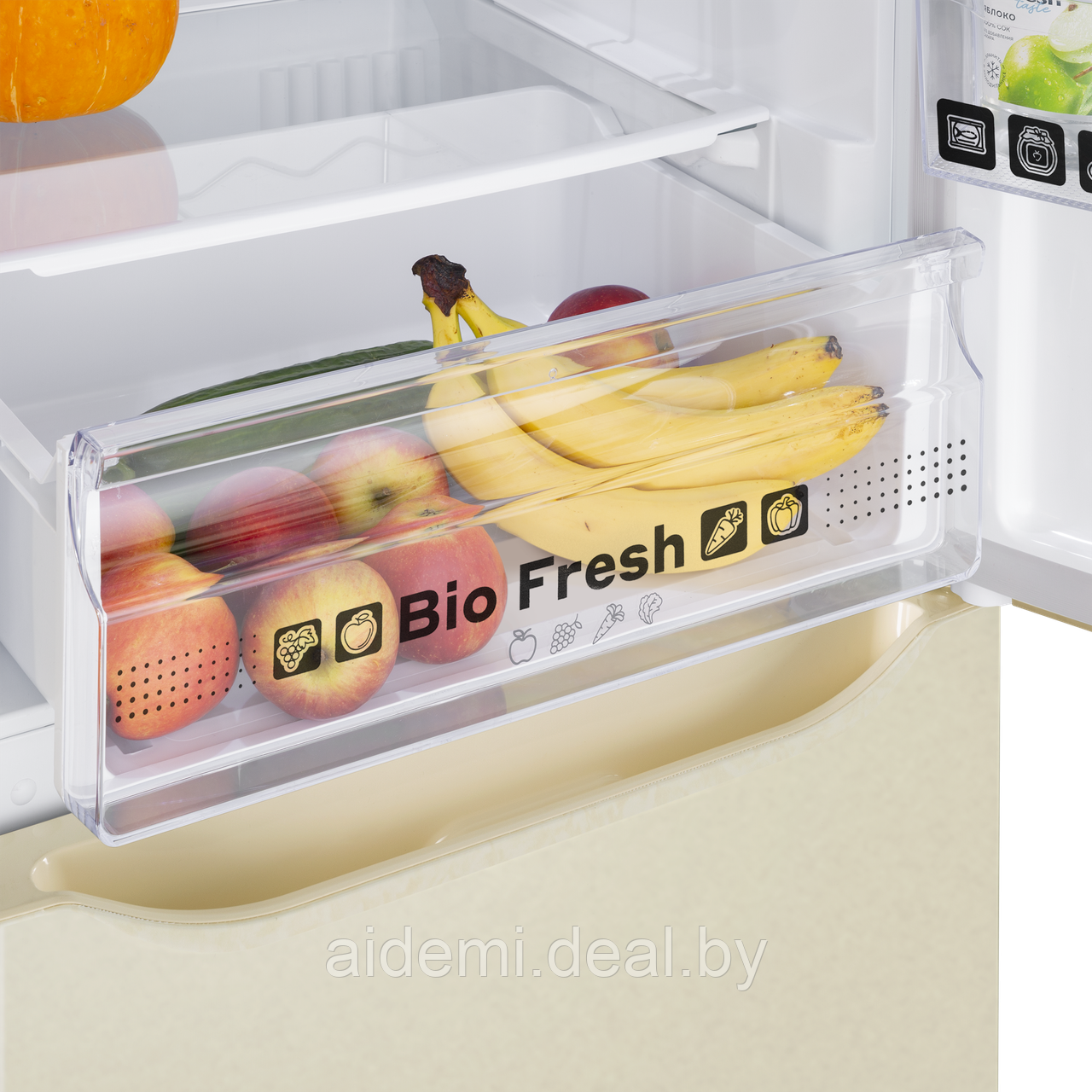 Холодильник-морозильник с инвертором MAUNFELD MFF195NFIBG10 - фото 8 - id-p224548766