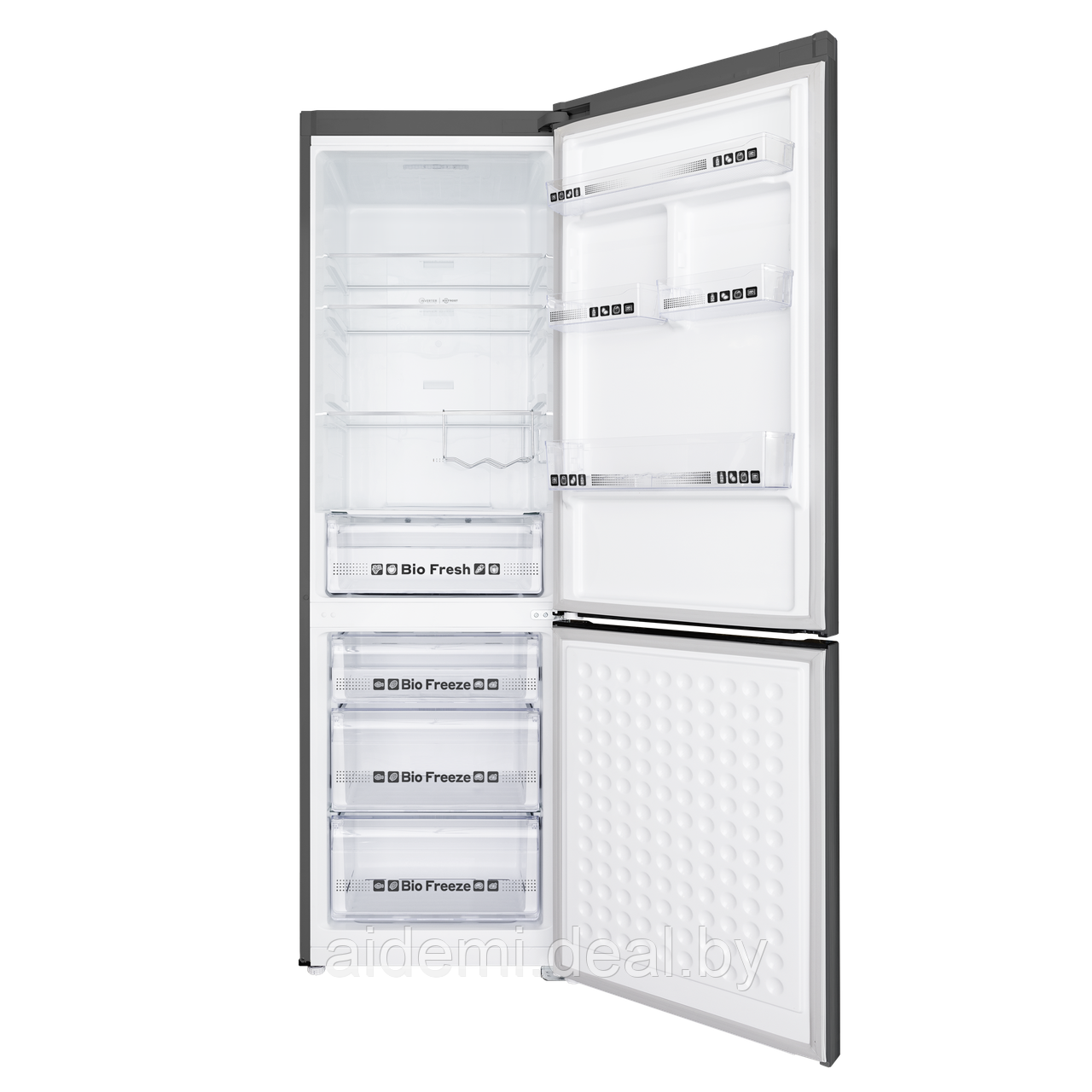 Холодильник-морозильник с инвертором MAUNFELD MFF195NFIS10 - фото 3 - id-p224548767