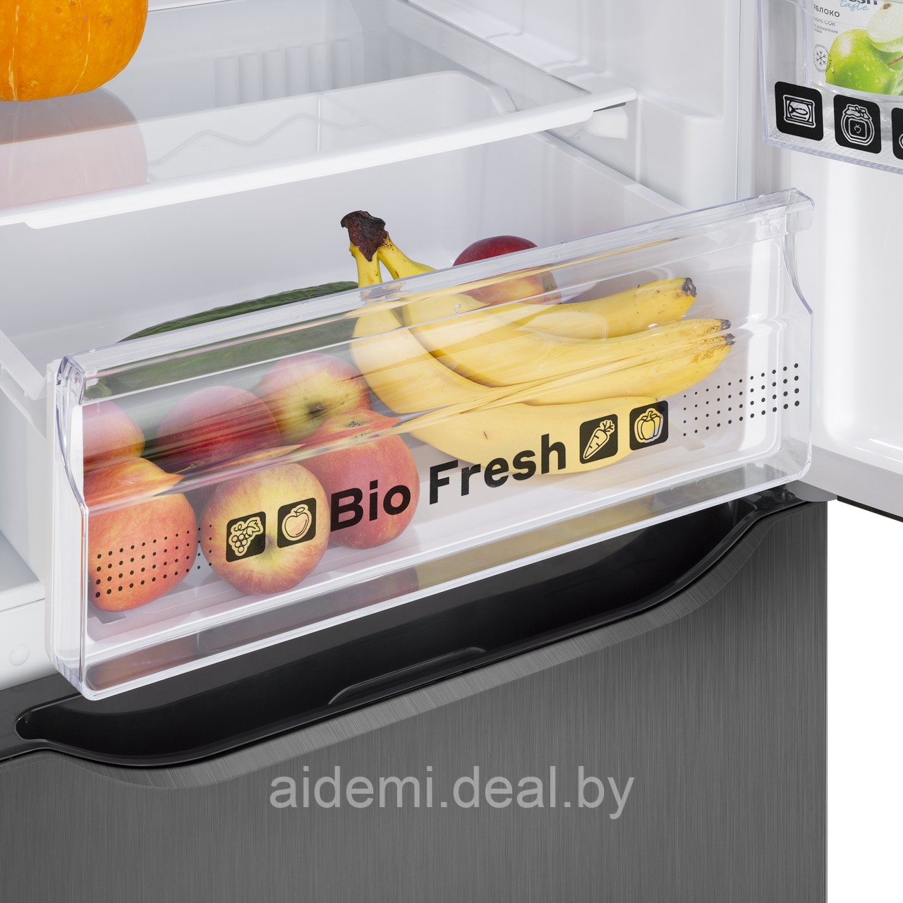 Холодильник-морозильник с инвертором MAUNFELD MFF195NFIS10 - фото 8 - id-p224548767