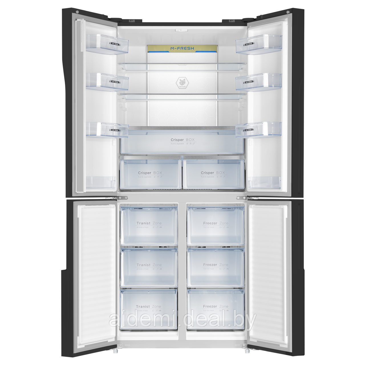 Холодильник с инвертором MAUNFELD MFF181NFB - фото 3 - id-p224548786