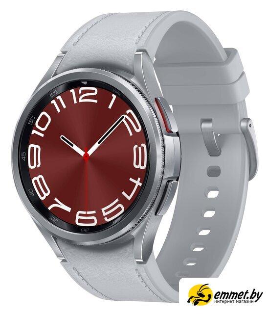 Умные часы Samsung Galaxy Watch6 Classic 43 мм (серебристый) - фото 1 - id-p224552769