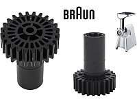 Шестерня средняя для мясорубок Braun 7051414W (MM0311W)