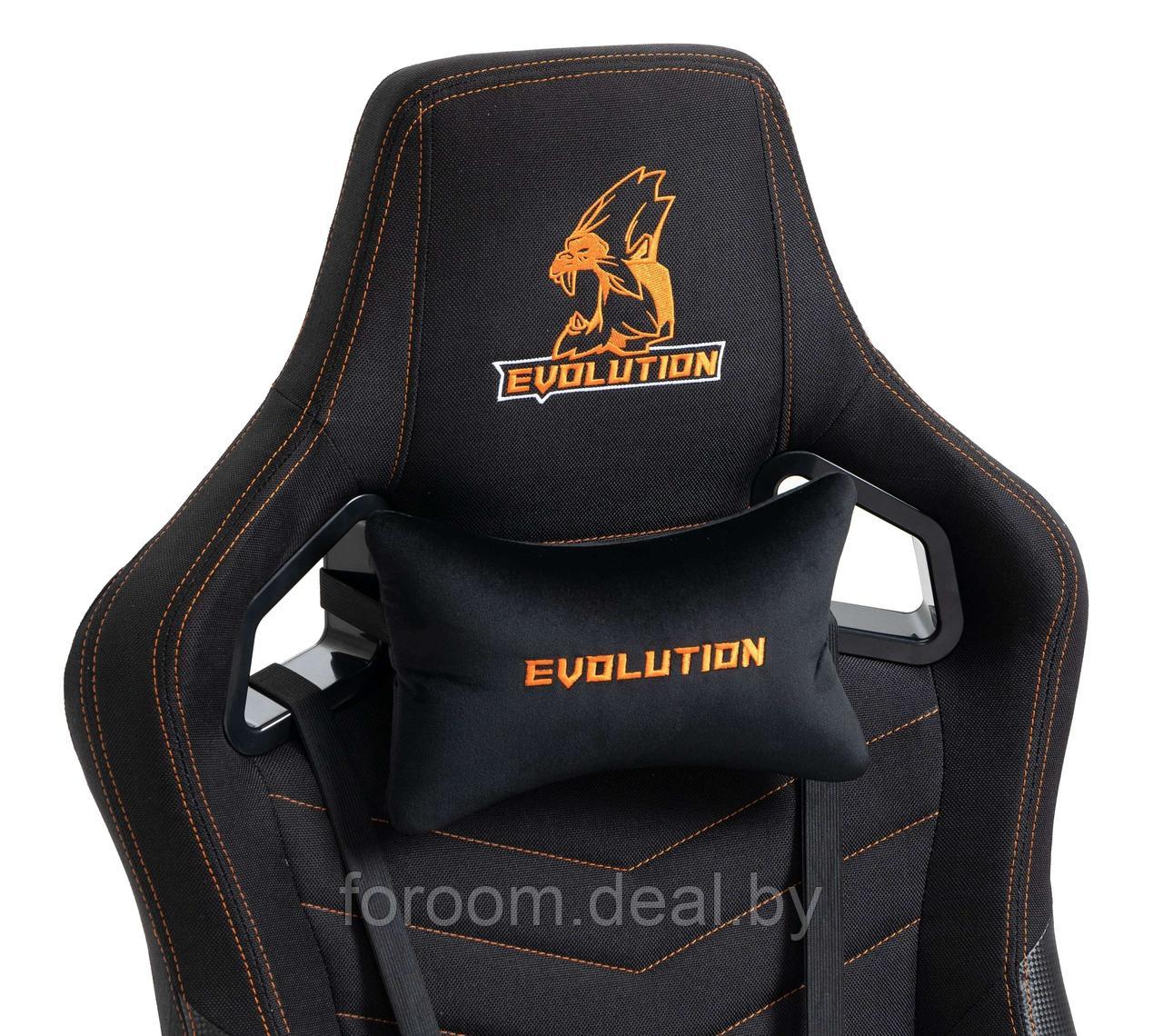 Кресло геймерcкое EVOLUTION NOMAD Black_Orange - фото 10 - id-p224552604