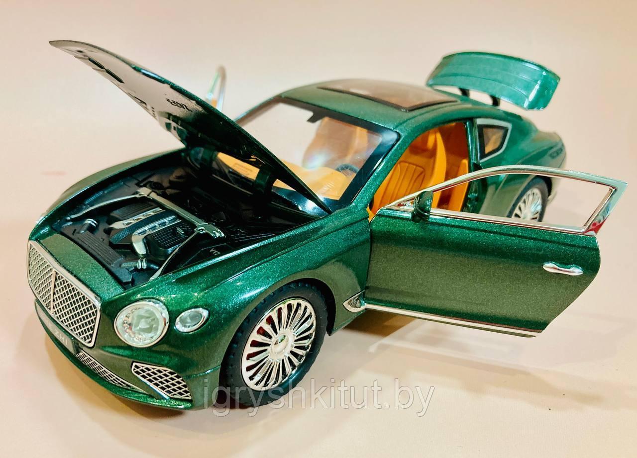 Металлическая машинка Bentley, свет, звук, инерционная - фото 3 - id-p224553072