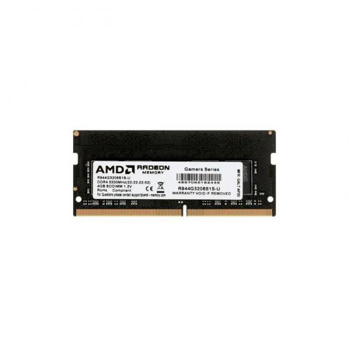 Модуль памяти AMD R9 RTL DDR4 SO-DIMM 3200MHz PC4-25600 CL22 - 4Gb R944G3206S1S-U - фото 1 - id-p224553444