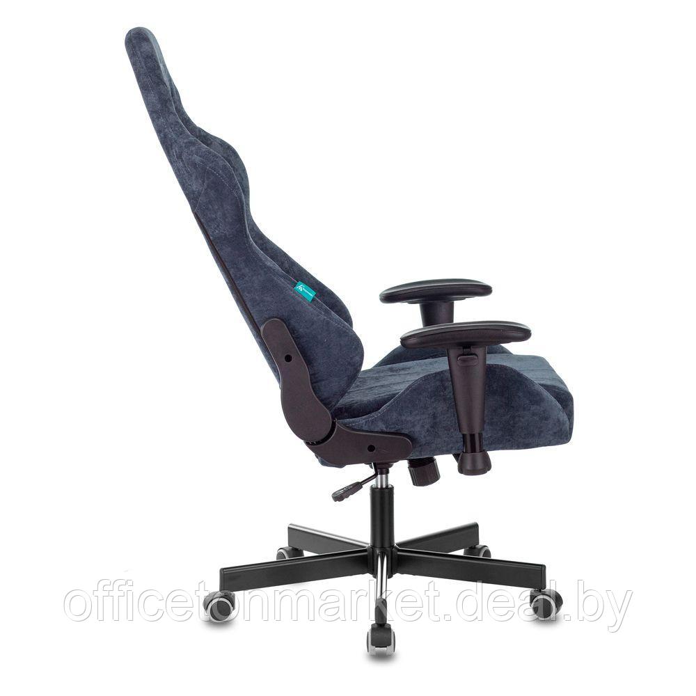 Кресло игровое Zombie "VIKING KNIGHT Fabric", ткань, металл, синий - фото 10 - id-p224554224