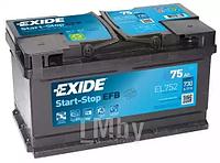 Аккумулятор Start-Stop EFB 75Ah 730A (R+) 315x175x175 mm EXIDE EL752