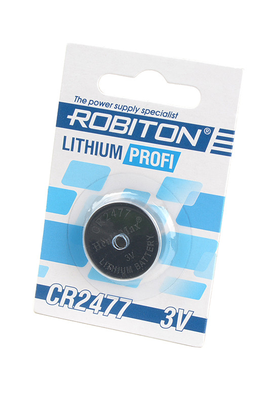 Батарейка (элемент питания) Robiton Profi R-CR2477-BL1 CR2477 BL1 - фото 1 - id-p224555804