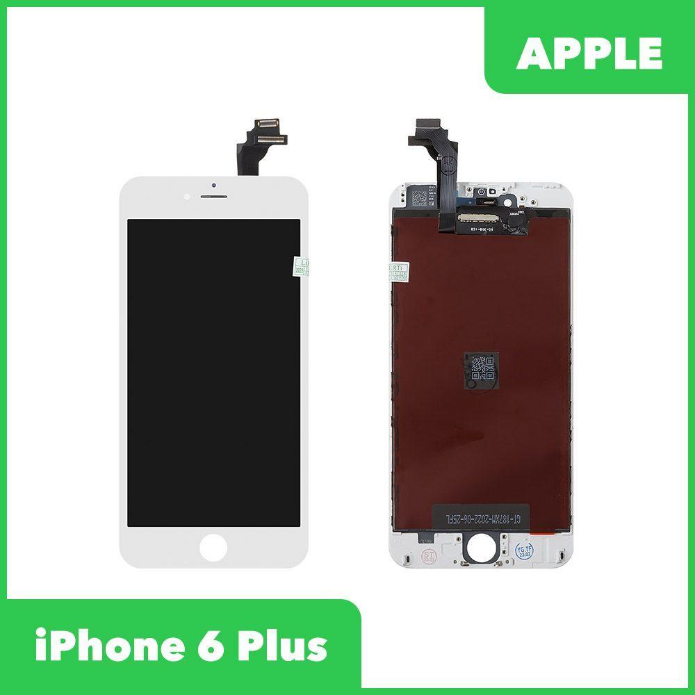 Дисплей (экран в сборе) для телефона Apple iPhone 6 Plus, TF, белый (AAA) - фото 1 - id-p224555828