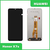 Дисплей (экран в сборе) для телефона Huawei Honor X7a (RKY-LX1), 100% оригинал (черный)