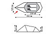 Экспедиционная палатка TRAMP Bike 2 V2 (зеленый), фото 2