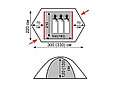 Экспедиционная палатка TRAMP Rock 2 v2 (зеленый), фото 2
