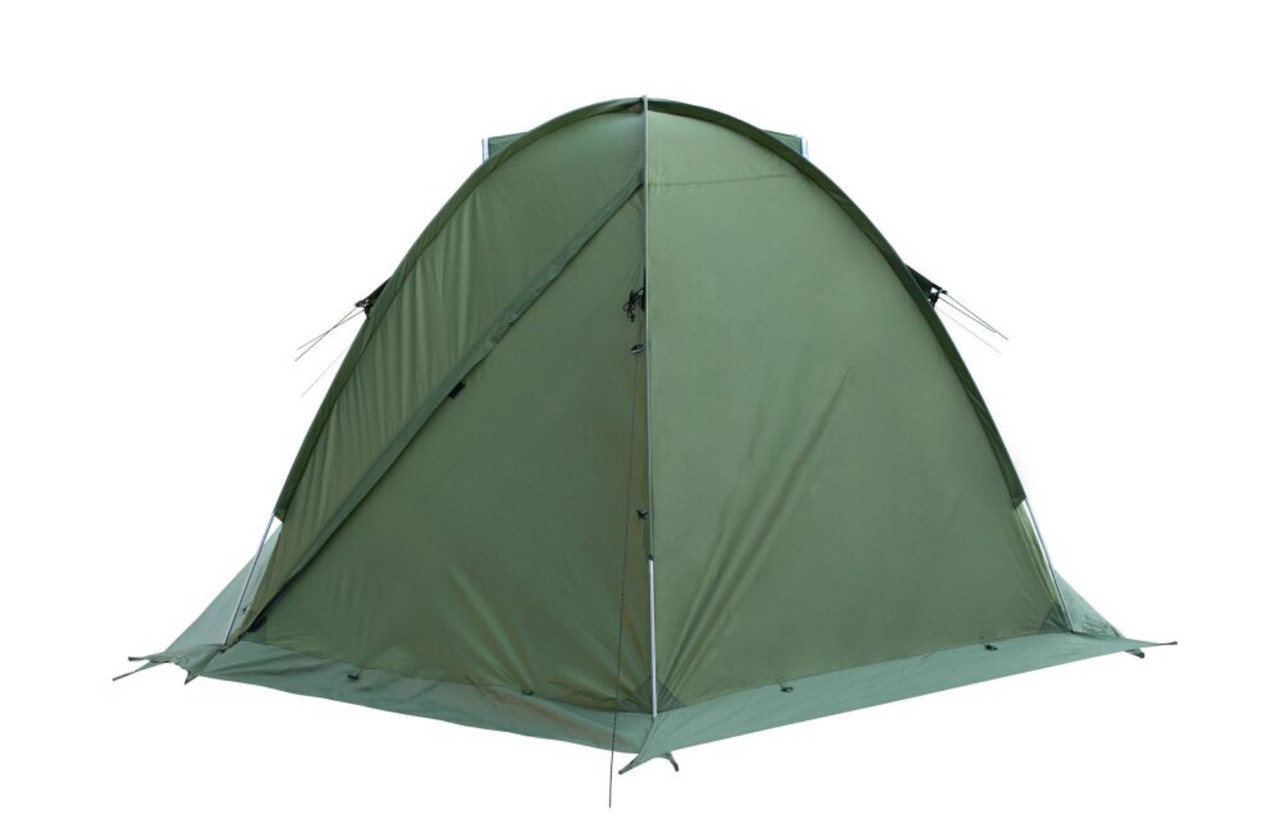 Экспедиционная палатка TRAMP Rock 3 v2 (зеленый) - фото 7 - id-p224558454