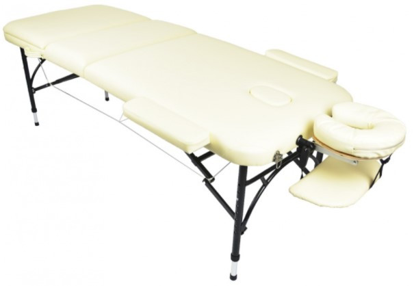 Массажный стол Atlas Sport STRONG (70 см 3-с алюминиевый усиленная столешница) бежевый - фото 3 - id-p224557779