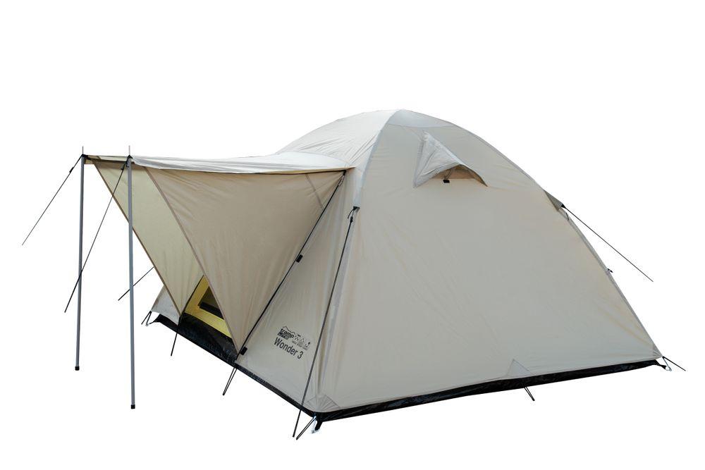 Треккинговая палатка Tramp Lite Wonder 3 (песочный) - фото 2 - id-p224558469