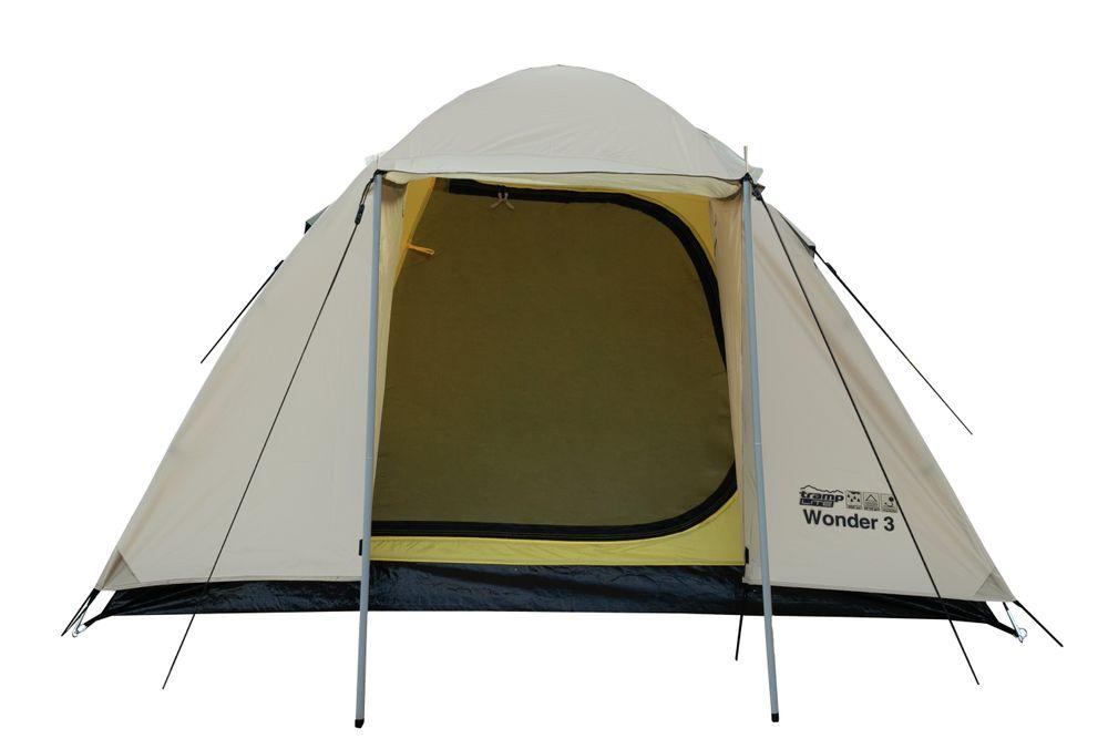 Треккинговая палатка Tramp Lite Wonder 3 (песочный) - фото 6 - id-p224558469