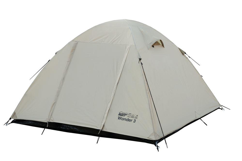 Треккинговая палатка Tramp Lite Wonder 3 (песочный) - фото 8 - id-p224558469