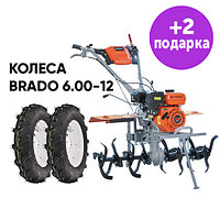 Культиватор Skiper GT-850S + колеса BRADO 6.00-12