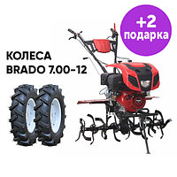 Культиватор Brado GM-1400SX + колеса Brado 7.00-12