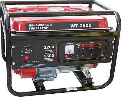 Бензиновый генератор Watt Pro WT-2500 - фото 1 - id-p224558545